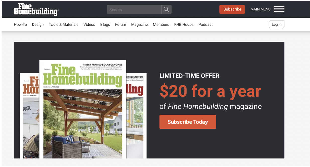 Fine Homebuilding Fine Homebuilding