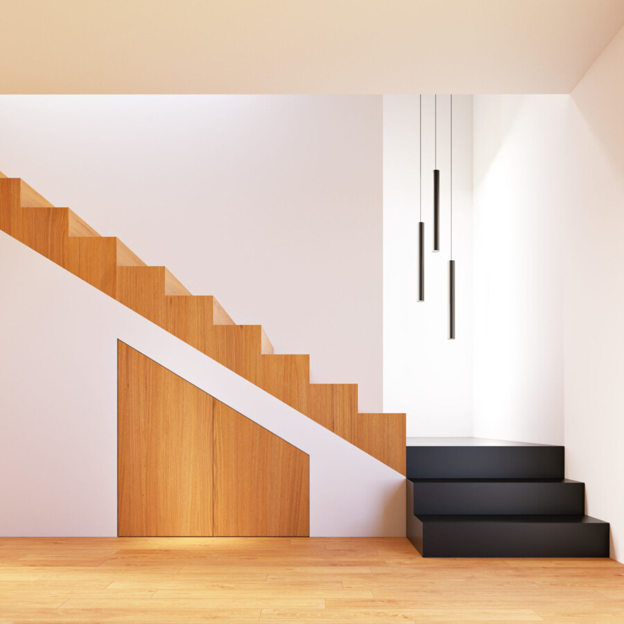 under stairs hidden door