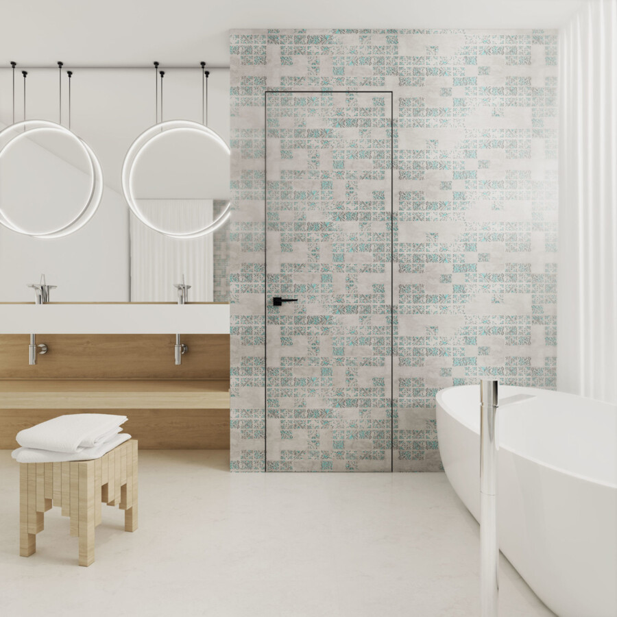 wallpaper camouflage hidden door