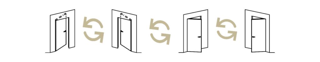 xreverx porta battente filo muro reversibile ermetika animazione xreverx porta battente filo muro reversibile ermetika animazione