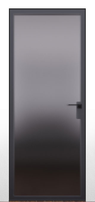 Frameless Doors – The Ultimate Guide: 12 Best Finish Options 4 graphite frameless door